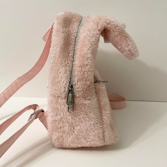 Loungefly Sanrio My Melody Fuzzy Mini Backpack Bag Flaws - Picture 4 of 16